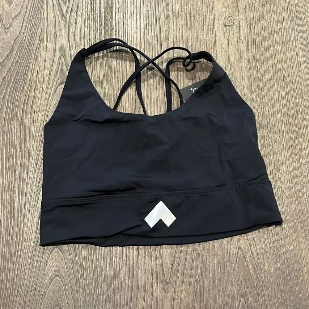 NWT Onzie x Tonal Sacred Strappy Sports Bra Black Size XL